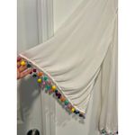 Nanette Lepore NWT Nanette Lapore Swim Boho Coverup  Vacation Resortwear Small White Colorful Photo 3