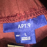 Apt. 9  soft burgundy leggings Photo 1
