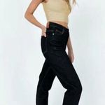 Princess Polly  Jeans Women’s US 8 THE BREANNE 70S HIGH RISE JEAN BLACK NWT Photo 2