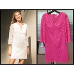 Trina Turk ππ Leisurely Lace Dress Flirty Fuchsia Photo 2