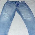 Old Navy Old Navy High Rise Blue Crop Jeans Classic Style Photo 4