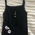 Brandy Melville Black Lace Trim Tank Top Photo 0