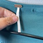 Free People ‎ COWLING AROUND DRAPEY FLOWY BOHO ROMANTIC TOP BLOUSE TEAL Size XS Photo 3