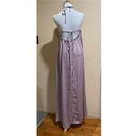 KAUFMANFRANCO Violet Purple Flowy Halter Maxi Dress SMALL Photo 6