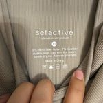 Set Active  sand color Sculptflex Box Cut Ribbed Women's Sports Bra size XS Photo 2