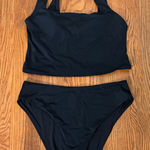 ANDIE  Bikini Set Tank Top 90s High Waisted Bottom‎ Black size XL NWT/NWOT Photo 0
