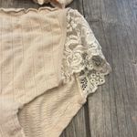 Anthropologie Cream Lace Trim Bra Photo 1