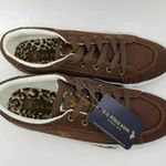U.S. Polo Assn. Athletic Sneakers Shoes Brown Photo 9