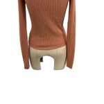Aritzia Wilfred Manila Cardigan Sweater Wool Cotton Pink Beige Size Medium Photo 7