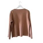ZARA Trafaluc Sweater Womens Large Beige Long Sleeves Crewneck Sweater # 1029 Photo 7