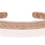 High Quality Solid Copper Magnetic Bracelet Trendy Fashion Cuff Bangle Photo 0