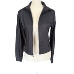 Nike  women's XS 0-2 black long sleeve collared zip up activewear jacket Photo 9