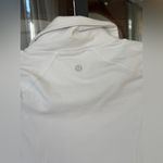 Lululemon  Nice Asana Jacket zip up define Brushed White ribbed mock neck high Photo 6