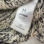 MOTHER The Mock Neck Cropped Sweater Size‎ M Navy and Cream Cotton White Size M Photo 11