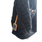UGG AUSTRALIA Black Knit Sweater Shoulder Hobo Bag Photo 3