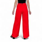 Vintage 60’s Red Textured High Rise Holiday Christmas Flare Pants Size XS Photo 5