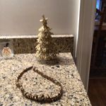 Unique Jewelry set in bronze &silver rhinestone Brown Photo 4