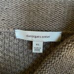 Classiques Entier  Sweater Dress Womens XS Brown 100% Merino Wool Cable Knit Photo 5
