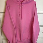 Lonely Ghost  Pink Text me when you get home Hoodie LARGE Photo 0