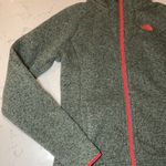The North Face Green/Pink Classic Fleece Zip Up Jacket Coat Size XS Photo 4