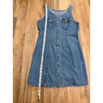 Old Navy Denim Button Front Sleeveless Dress Blue A-Line Casual Sz S Photo 3