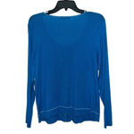 Nic+Zoe Aquamarine Button Up Cardigan Size Petite Large Lightweight Piping NWT Photo 1