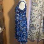 Ann Taylor Petite Filtered Blossoms Pleated Dress Size 6P Photo 7