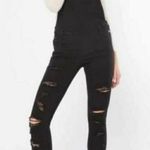 Almost Famous black denim overalls size 5 Photo 0