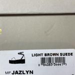 Marc Fisher Jazlyn brown suede studded ankle strap platform espadrille sandals Photo 7