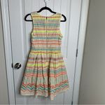 Anthropologie  Plenty tracy reese sunglow embroidered striped fit‎ flare dress 6 Photo 5