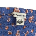 American Eagle Blue  Outfitters Floral Design Strapless Top Women’s Large Shirt! Photo 2
