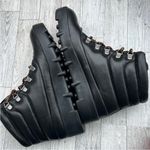 joe's jeans  Avery Hiking Boots Leather Lace-Up Black Women’s Size 6M NEW Black Photo 4