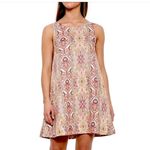 Rachel Zoe Southwestern Aztec Print Linen A Line Tank Dress Size Large NWOT Photo 55