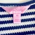 Lilly Pulitzer The Bay Dress True Navy Coconut Stripe Jacquard Knit Dress Sz XS Photo 7