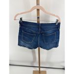 J.Crew  indigo denim shorts size 26 98% cotton raw hem Photo 5