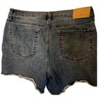 Seven7  Women Blue Denim Frayed Hem Cutoff Shorts Size 14-16 Photo 7
