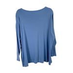 Vineyard Vines Simple Boatneck Tee Long Sleeve Blue Pima Cotton Modal Womens 3x Photo 4