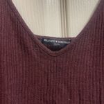 Brandy Melville MOVING SALE-  wine purple ribbed v tank Photo 5