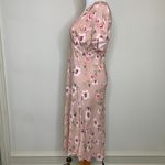 Velvet Tees Velvet Pink Floral A Line Midi Dress Sz ? Small Photo 4