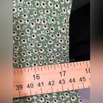 H&M  TREND Green Floral Ditsy Puff Balloon Sleeved Midi Dress size small NWT Photo 14