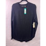 RD Style Rowca Cotton Blend Black Crew Neck Sweater Stitch Fix Exclusive Photo 2