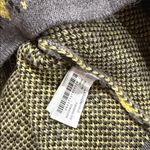 ZARA NWT Argyle Heavy Knit Cardigan Jumper Grey Green Yellow Wool Blend Photo 11