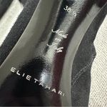 Elie Tahari  Black Suede Tall Boots Size 38.5 Photo 8