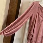Old Navy Maternity Pink Metallic Fitted Blouse M Photo 4