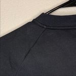 Adidas NEW Trefoil black pullover crewneck sweater women’s size XS Photo 6