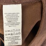 Free People  Brown Never Let You Go Faux Suede Ankle Leggings Photo 8