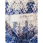 Kenar Women's Patterned Racerback Sleeveless Tank Top Blue White Size Medium Photo 3