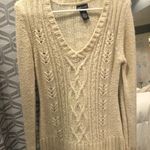 Wet Seal Chunky Knit Tan Sweater Photo 0