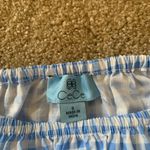 CeCe gingham off the shoulder top Photo 1