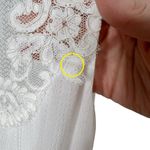 Sandro Paris White Lace & Black Colorblock Two Tone Mini Dress Photo 9